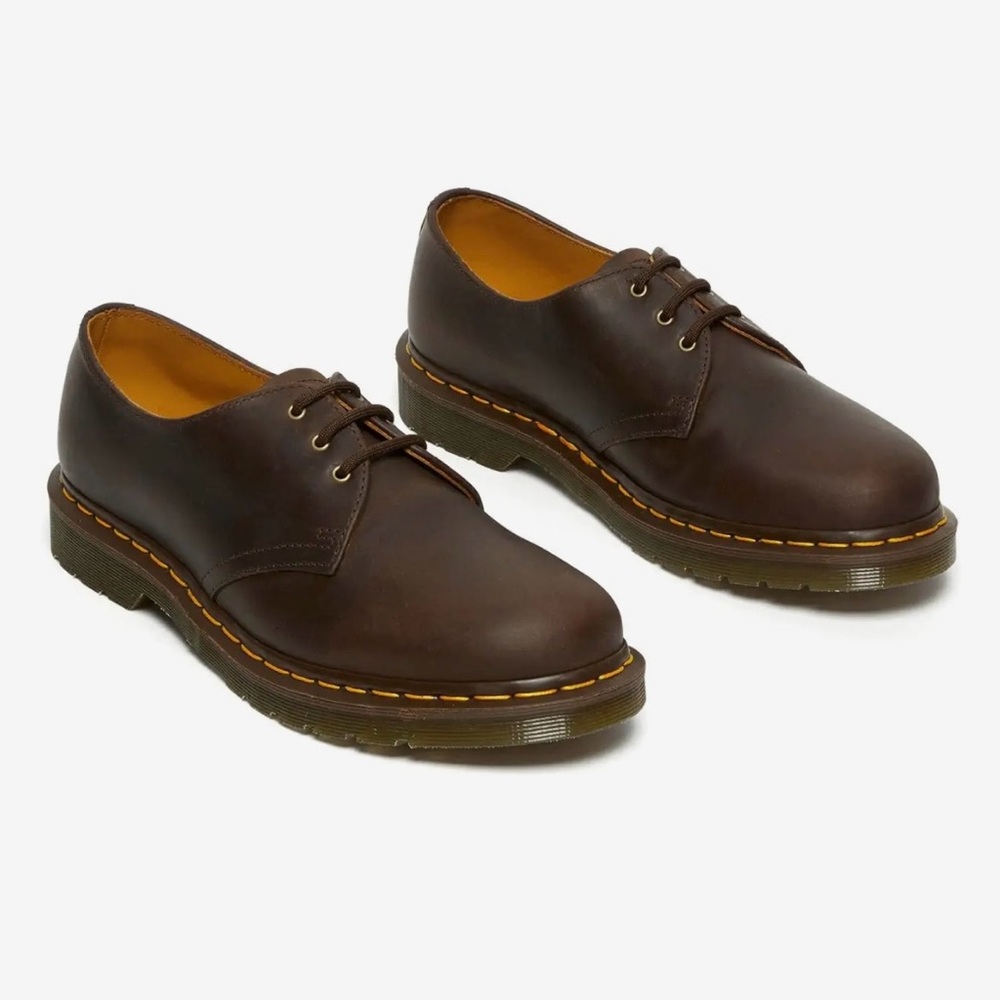 Classic Brown Dr Martens Oxford Shoes